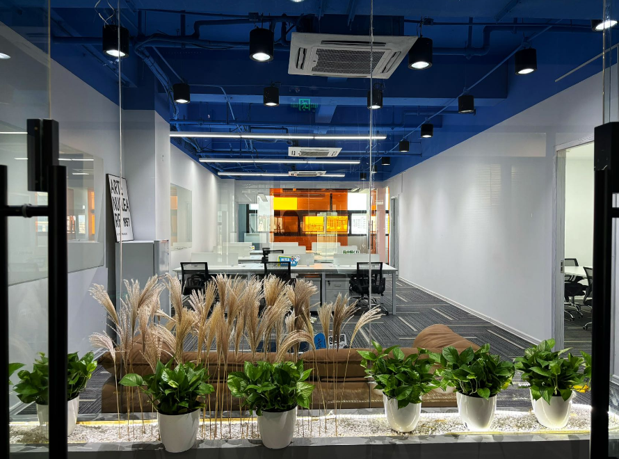 閔行虹橋德必易園辦公室出租，227㎡，精裝修