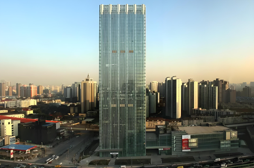 普陀長城大廈辦公室出租，157㎡，精裝修，租金3.1萬