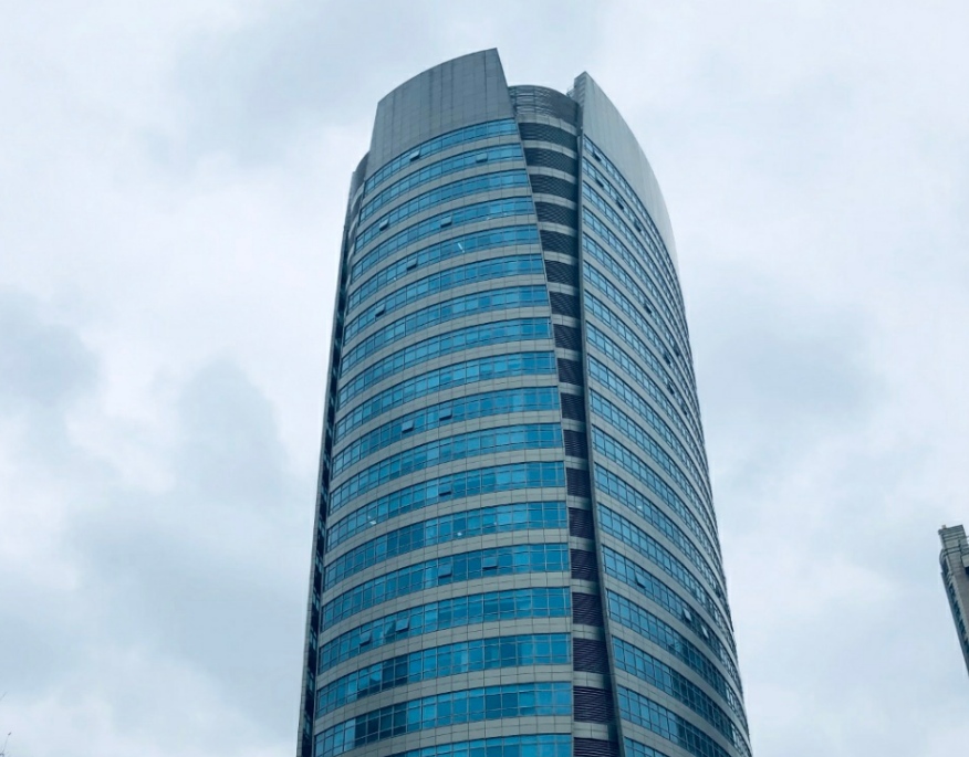 長寧匯京國際廣場辦公室出租，381平米，精裝修，視野好
